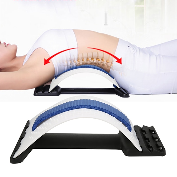 Spine Corrector Midja Ländkota Stretching Traction Massager Avlasta stöd Träningsutrustning