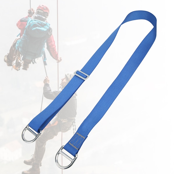 1,5 m justerbar utomhus bergsklättring Webbing sling Platt bälte rep Säkerhetsanslutning Sling skydd Träningsanläggningar