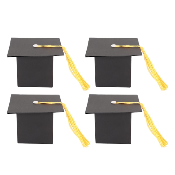 20 stk. Graduation Hat Gaveeske Innovativ Europeisk Stil Graduation Godteribokser med Dusk for Graduation Party