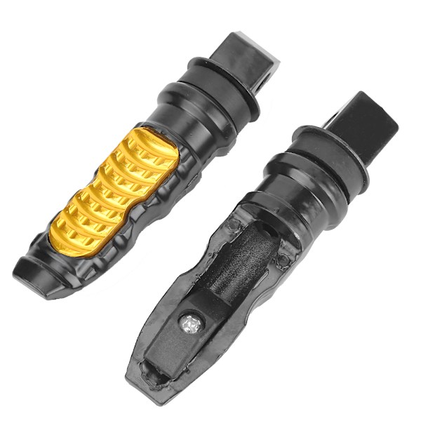 1 Par Universal Aluminium Fodstøtte Pedal Fodstøtte Fodstøtter Gul