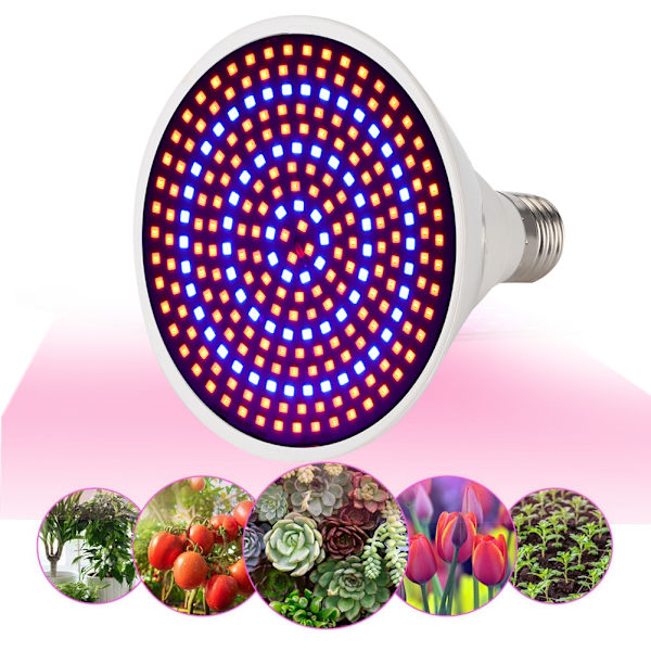 Enkelt huvud 260LED växtlampa LED växtodlingsljus för blomplantering 85V-265V