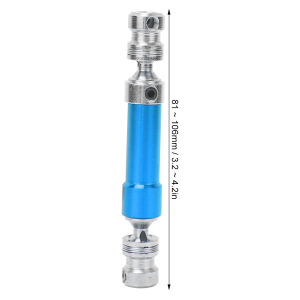 Metall CVD takapään vetoakselin varaosat Sopii WLtoys 12428 12423 1/12 RC-autolle Sininen