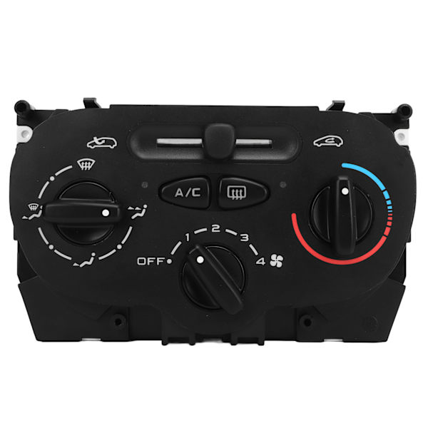 AC Climate Controller Panel 6451WC Air Conditioning Switch Kontrollpanel Byte till Peugeot 206 207