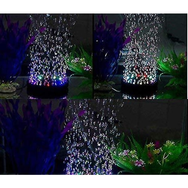 Lampe à bulles d'aquarium Polaoyi avec pompe à air LED pour la decoration des tortues