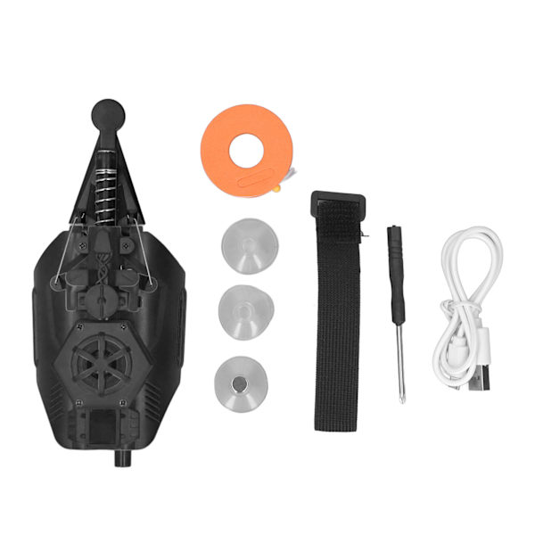 Børns Web Launcher Legetøj 3 stk. Sugkop Langdistancevæg Adhesive String Launcher Spillelegetøj Sort
