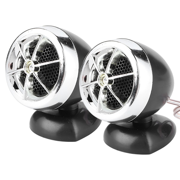 1200W 12V Diskant Mini Horn Musikkuppe Høytaler for Billaudsystem Sølv