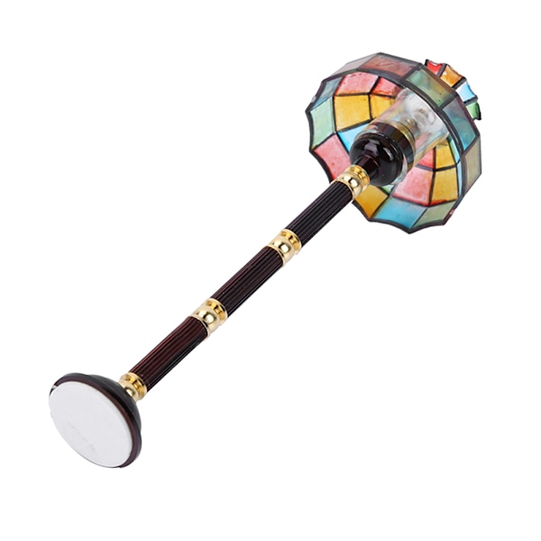 1:12 Miniature Dukkehus Tilbehør Gulvlampe LED-lys Møbel Legetøj
