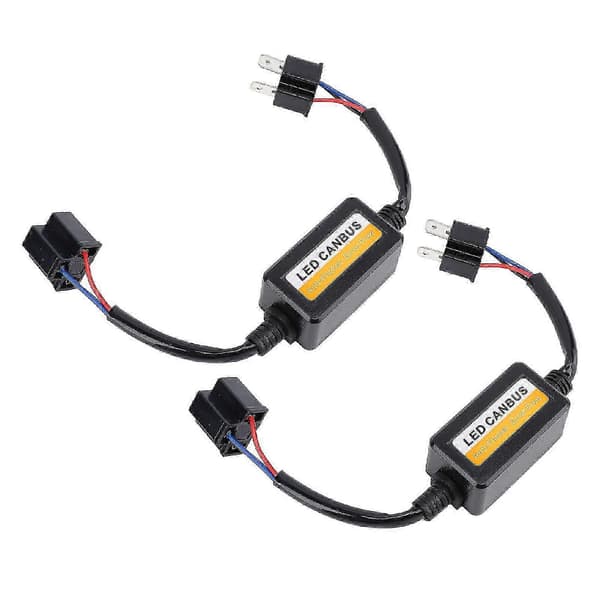 st H4 LED CANBUS-dekoder DC 9-16V Plug and Play anti-flimrande strålkastarmotstånd