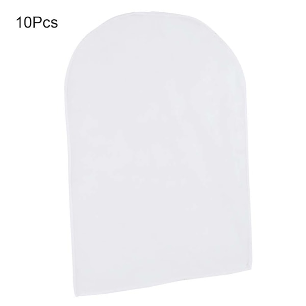 10st Transparenta hängande kläder för hushållskläder Kläddräkt Dammskydd Kappa Skyddsväska 60x100 cm För medellånga kläder