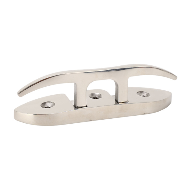Bådfællesklodser 316 rustfrit stål Flip Up Dock Cleat Foldbar marine dæktov Tilbehør 6 tommer