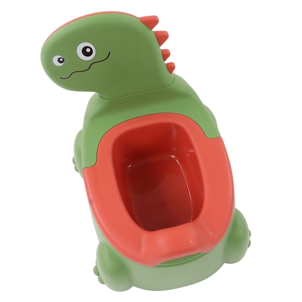 Babypotte Tykkelse Ergonomisk Moderne Tegneserie Dinosaur Træning Potte med Gummibase til Børn Småbørn Grøn