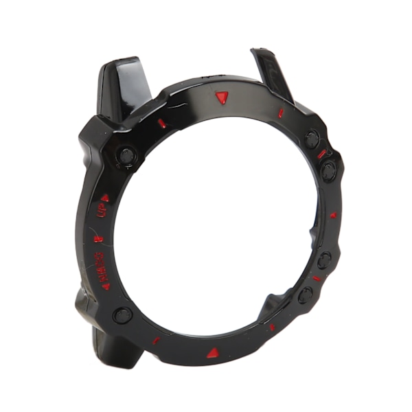 Kellosuoja Kotelo Iskun Kestävä Täyspeite Tarvike Kello Bumper Kehys Amazfit Falcon Musta Punainen