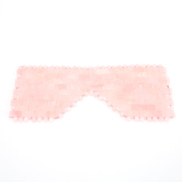 Jade Stone Eye Mask Kylning Sova Ögonmask Kallterapi Ögonbehandling MassagerRose Quartz