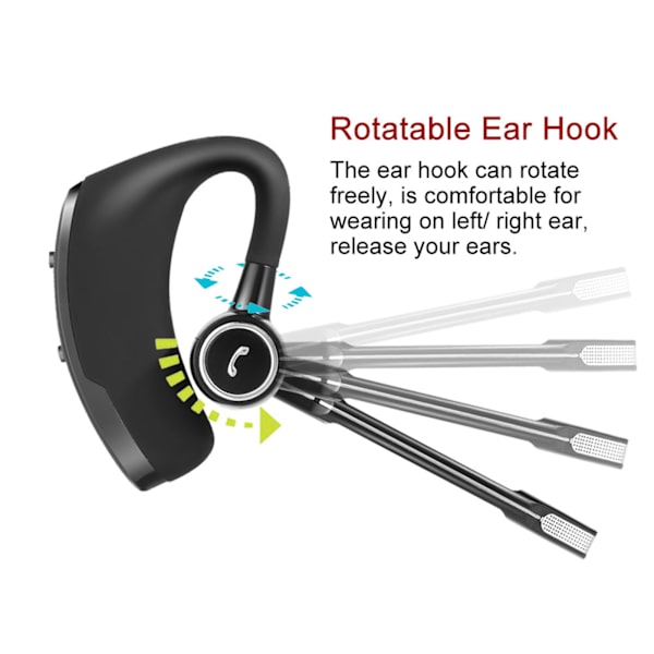True Wireless HiFi Deep Bass Bluetooth Ear Hook Headset
