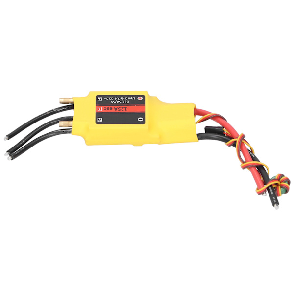125A 2-vägs Vattenkyld Borstlös ESC Elektronisk Hastighetsregulator för RC Båt Luftskepp