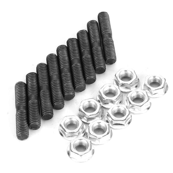 9pcs Turbo Studs + Lock Nut Fits for S13 S14 S15 SR20 CA18