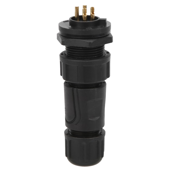 Waterproof Cable Connector 4-Pin Thread Locking Electrical Wire Accessory 10A 125V