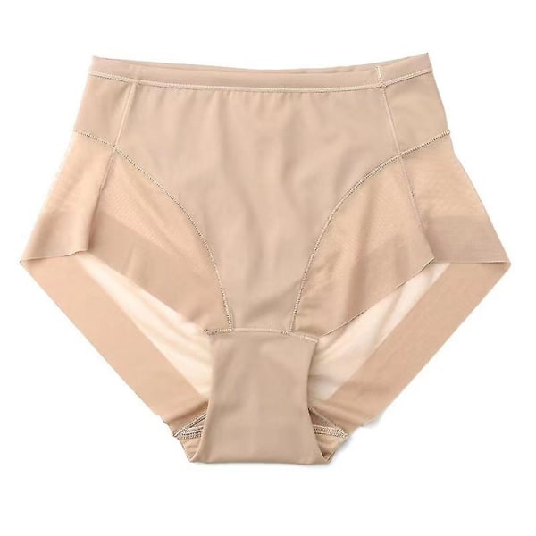 Naisten Näkymättömät korkeavyötäröiset vatsaa säätelevät alusvaatteet Butt Lifter Effect Shapewear Mesh saumattomat pikkuhousut color 2XL