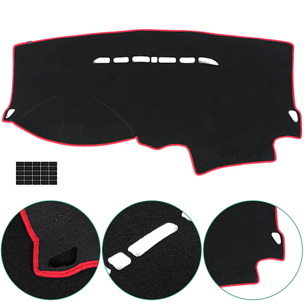 Bilinstrumentpanel Unngå Lysplate Deksel Instrument Plattformsmatte Passer for Ford Focus 2005-2011