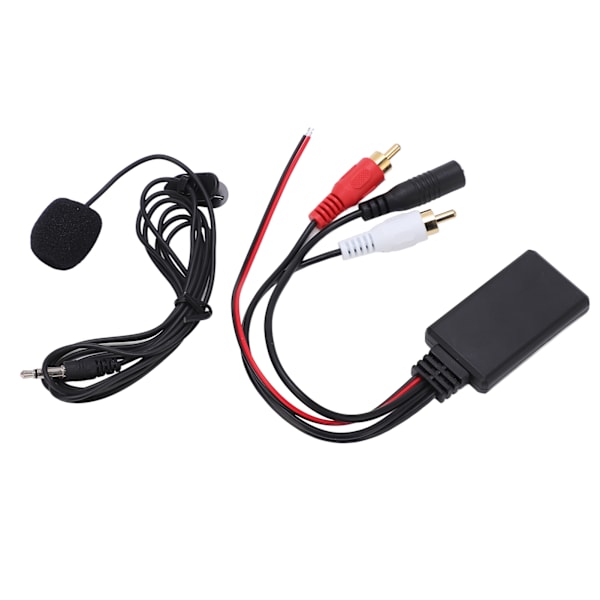 Bluetooth 5.0 AUX IN-adapter Trådløs stereokabel håndfri mikrofon Passer til Pioneer med 2RCA lydport