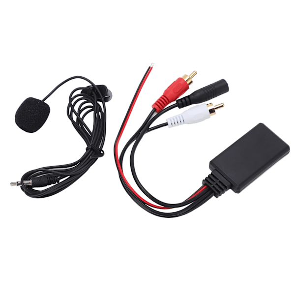 Bluetooth5.0 AUX IN-adapter Trådlös stereokabel handsfree mikrofon Lämplig för Pioneer med 2RCA ljudport