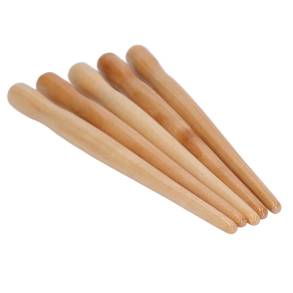 5 stk. Dip Pen Nib Holder Premium Sandeltræ Ikke-giftig Komfortabelt Greb Robust Holdbar Comic Pen Nib Holder 5 stk. Burlywood Farve
