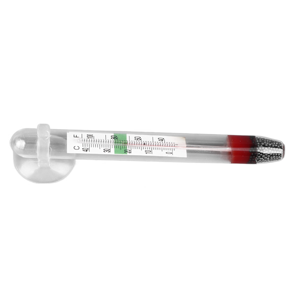 Akvarium termometer Noggrann Säker Professionell Glas Liten Digital Fisktank Termometer med Sugkopp Termometer