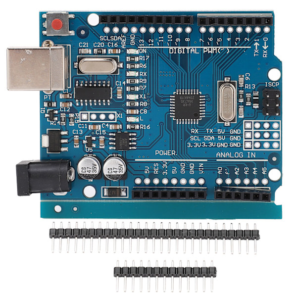 Udviklingskortmodul med mikroprocessorcontroller til R3