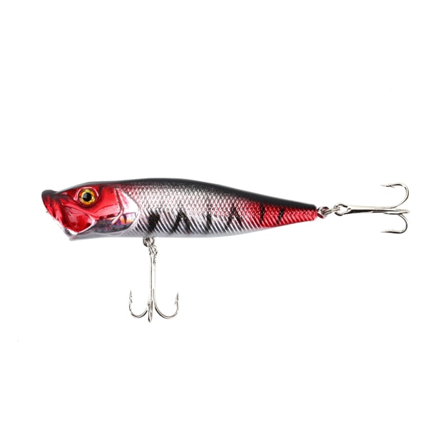 Lot 5st Popper Fishing Lures Bass Crankbaits Baits Tackle Minnow Fish Lure