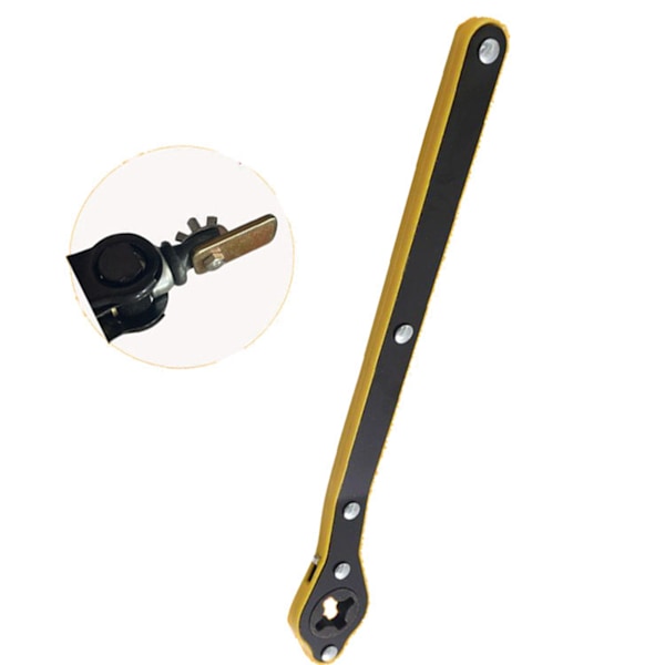 Ratsj-nøkkel Metall Arbeidsbesparende Sterk Holdbar Rocker Design Jack Ratsj-nøkkel Skiftenøkkeladapter