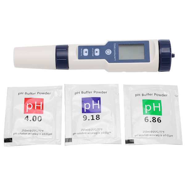 EZ‑9909SP 5-in-1 vedenlaadun testauspenna-analysaattori PH TDS EC SUOLA TEMP-mittari akvaarioille