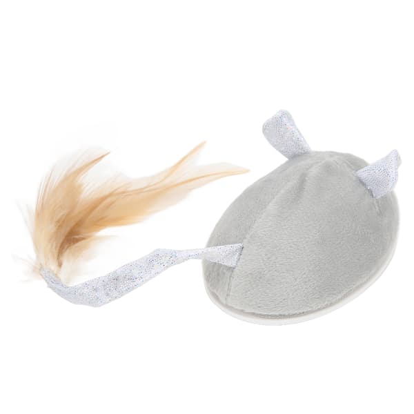 Cat Mouse Toy USB Charging Lifelike Safe Interactive Kitten Automatic Moving Mouse Toy for Indoor Use
