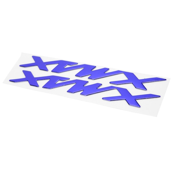 Par MC-emblemmärken 3D-dekaler för XMAX 125 250 400 (Blå)