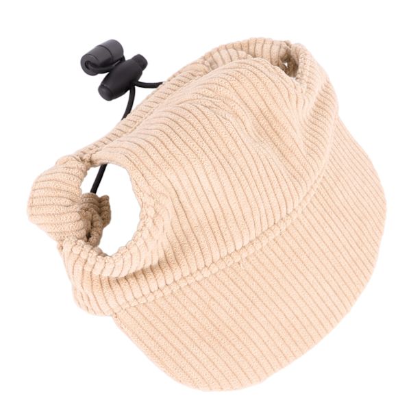 Kesähattu lemmikkieläimille Säädettävä Flanelli Casual Pet Hat Kevyt Tyylikäs Lemmikkihattu Koirien Kissoille Khaki S