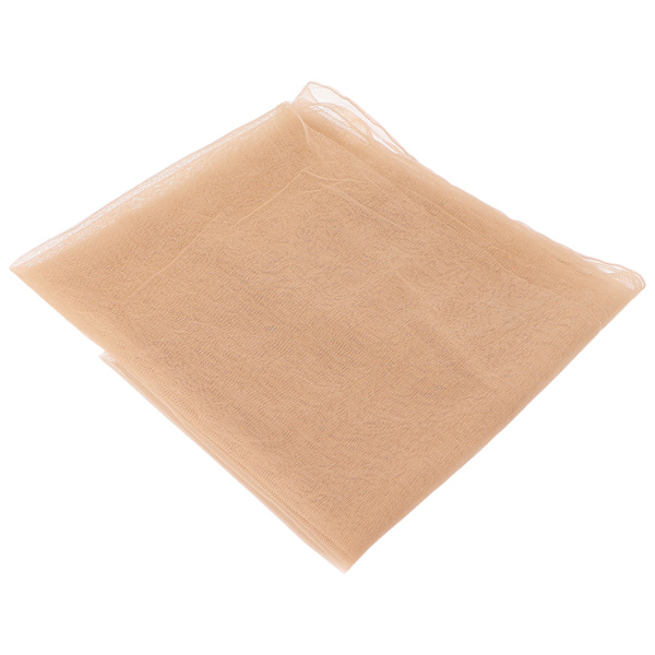 1x1m Naturlig effekt Spets Net Spets Peruk Fake Skägg Spets Stängning Tillverkning Tillbehör