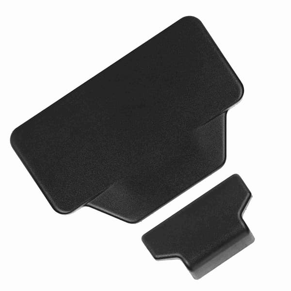 Rubber Rear Saddle Bag Passenger Backrest Accessory Fits F800GS (Black)