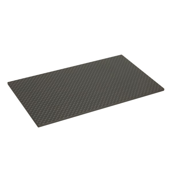Hög hårdhet 3K kolfiberskiva kyperttyg matt korrosionsbeständig kolfiberskiva för modellflygleksaker 75x125x2,0 mm/3,0x4,9x0,08 tum