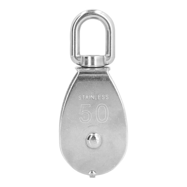 50 mm 316 ruostumattomasta teräksestä valmistettu kiinteä rulla 360° pyörivä yksinkertainen nostohälytin Universaali veneille