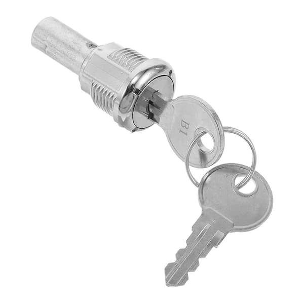 Rørformet salgsautomatlås til spillemaskiner flad låsemekanisme sølvfarve 1 sæt Silver 6.70X2.20X2.20CM