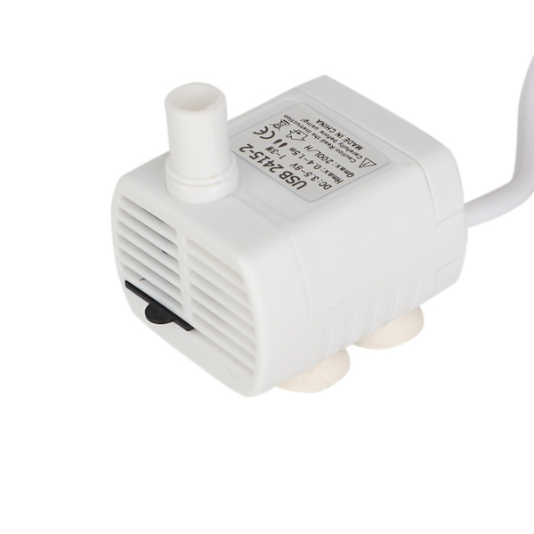 Mini USB Dränkbar Vattenpump Akvarium Husdjur Vattendispenser