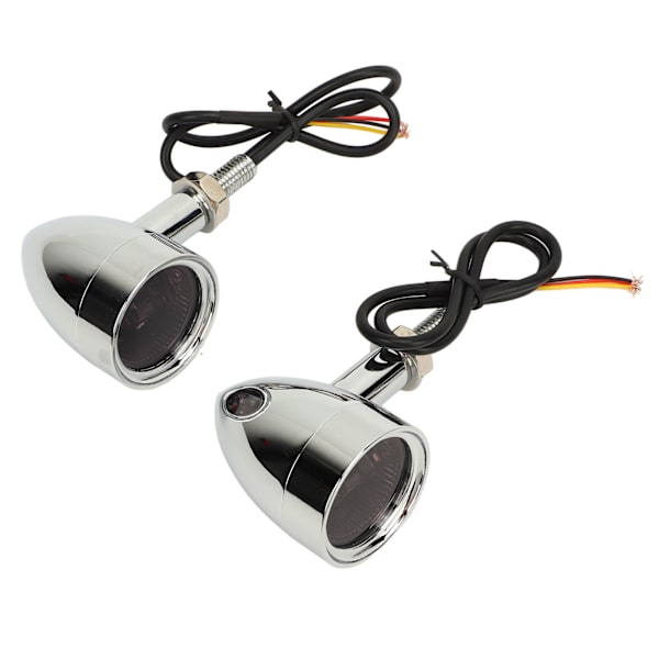 1 Par Blinkers 10mm Hög Ljusstyrka Stabil Motorcykel Blinkers Ersättning för Suzuki för Bobber Chopper