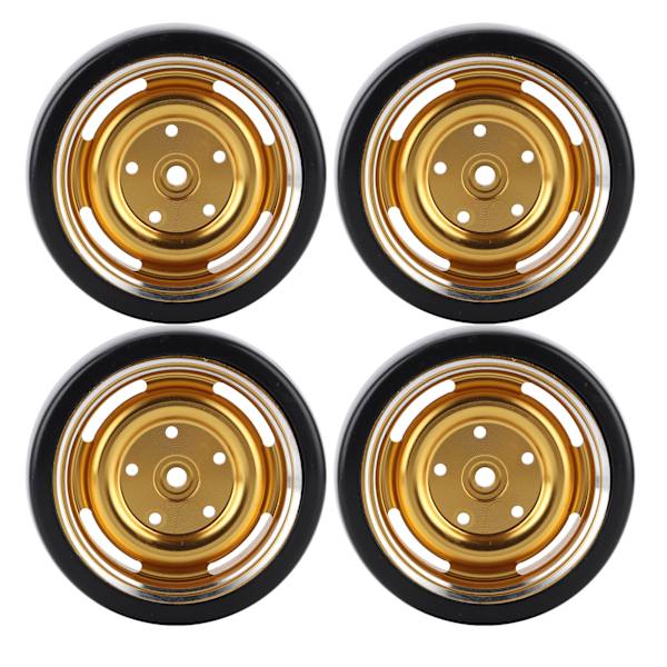 4kpl 63 mm RC-auton metallivanteet Driftdäck varaosat Tarvikkeet Sopii WPL D12 RC-kuorma-autoon