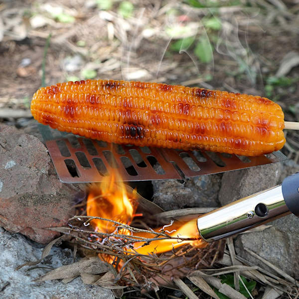 Bærbar sammenleggbar grillplate i rustfritt stål for camping og piknik