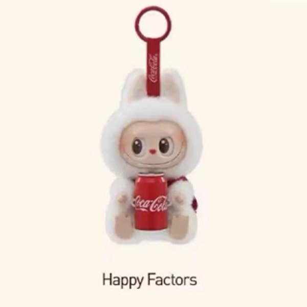 Crazy Rabbit Coca-Cola Labubu Plysj | Offisiell POP MART Samleobjekt 1 stk Happy Factor