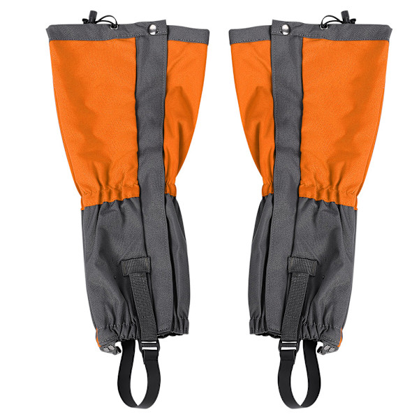 1 Par Udendørs Vandtætte Sport Klatring Vandreture Leggings Gamascher Sko Støvlebeskyttelse Orange