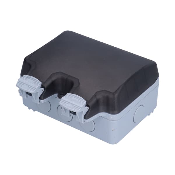 Outdoor Waterproof Socket French Standard Double Socket with Switch Accessories 250V 16A