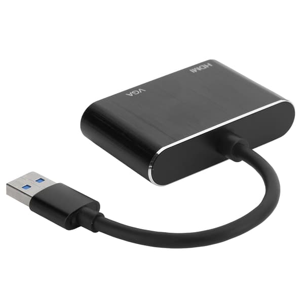 USB3.0 til VGA/HDMI-adapter Strømkonverter Display Expansion Dock Computertilbehør
