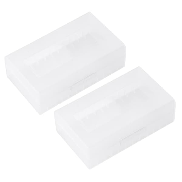 Bärbar batteriförvaringslåda för 2*20700/21700 batterier - 2-pack