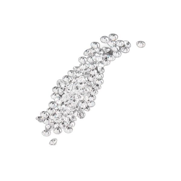 100 st Transparenta Rhinestones Mini Vassa Botten Utsökta Kristallädelstenar för DIY Hantverk Smycken Kläder Dekoration 2mm
