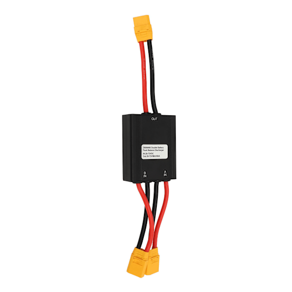 Elcykel dubbel batteriurladdningsomvandlare 20V till 72V Dubbelbatteri parallellmoduladapter för utbyte 60A